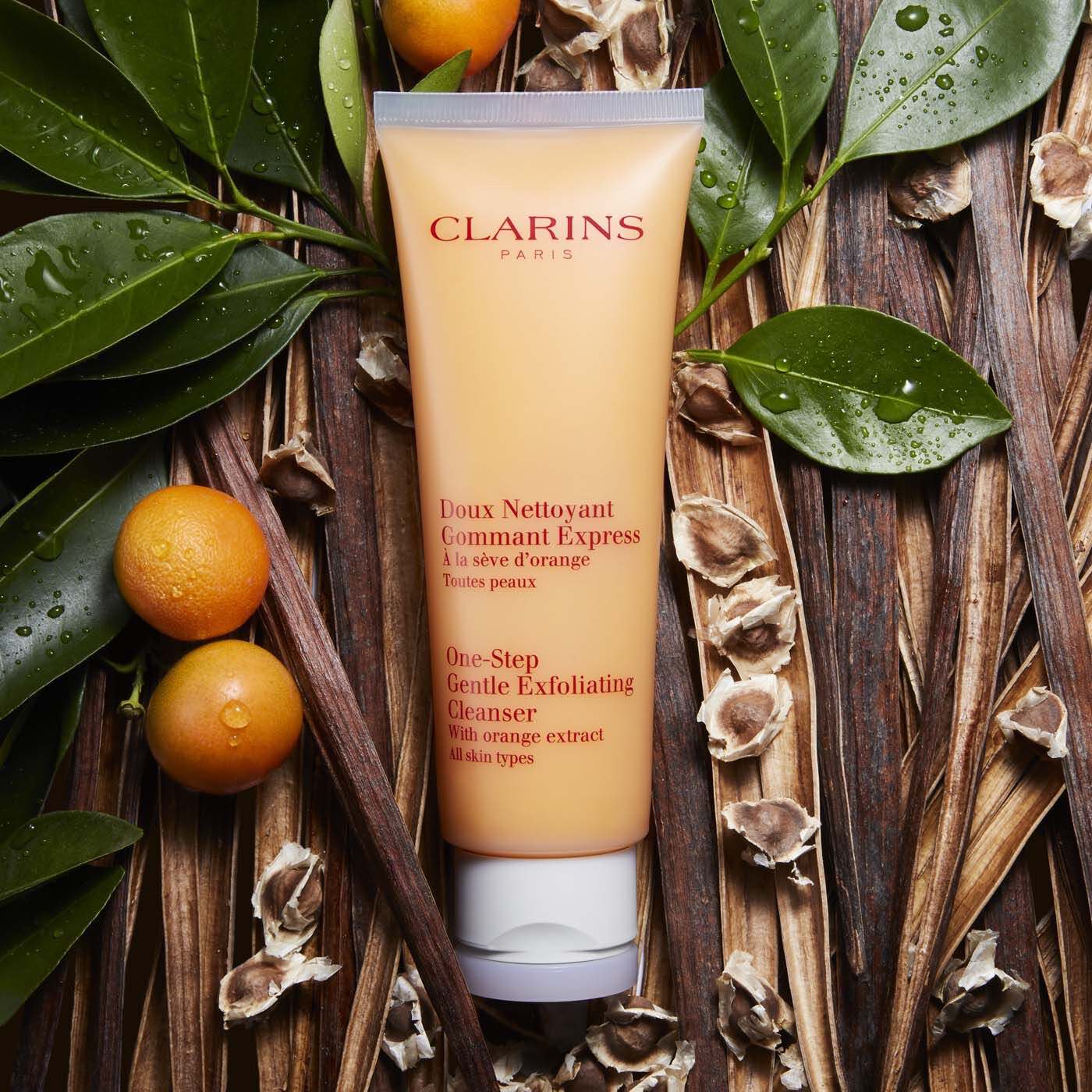 clarins orange extract cleanser
