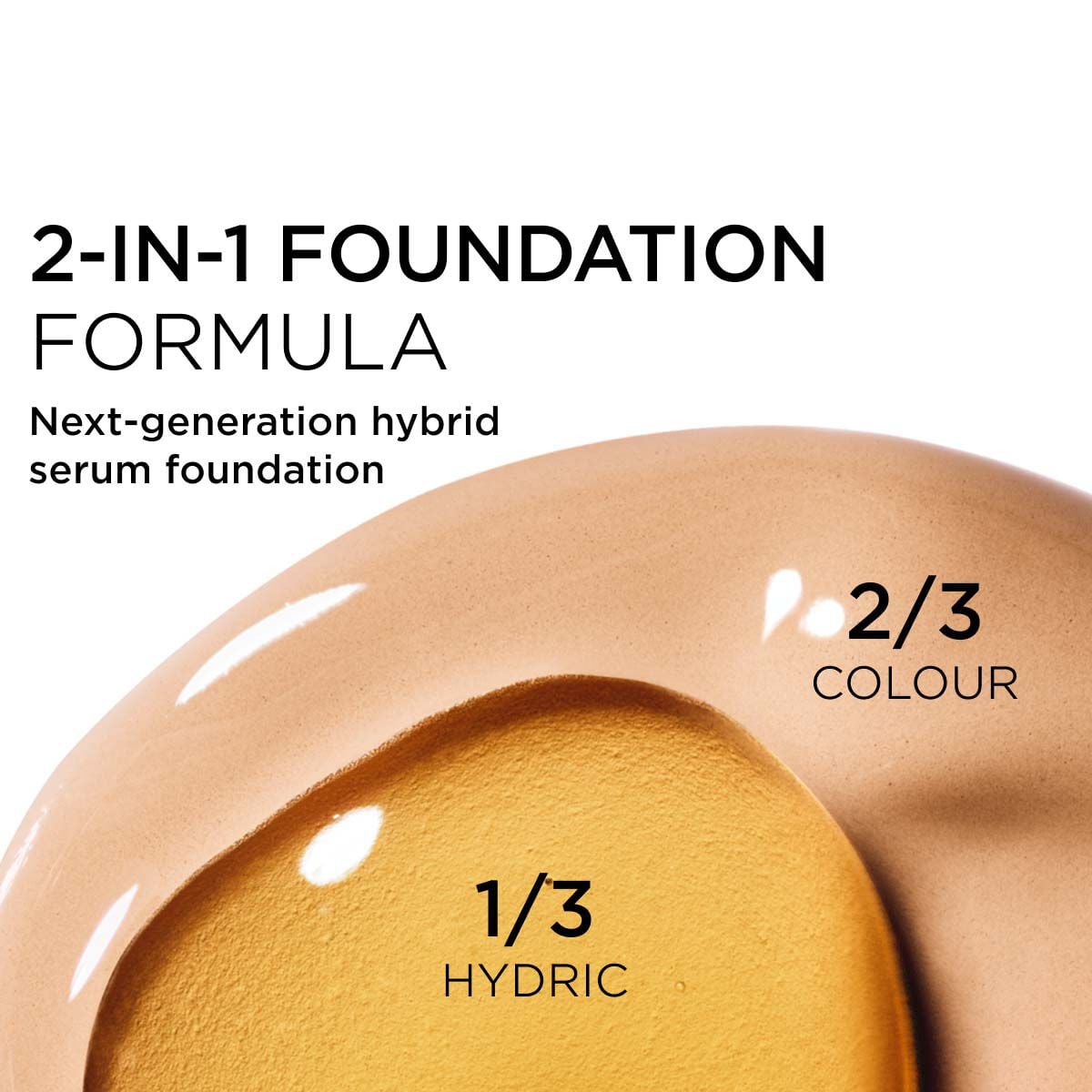 Double Serum Foundation - 2-in-1 Hybrid and Glowy Foundation