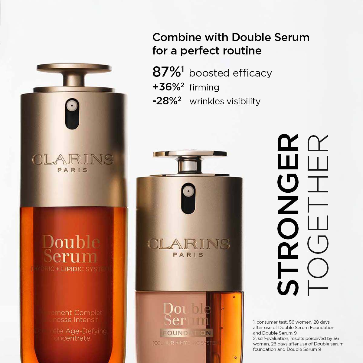 CLARINS Double Serum Foundation L3N　30ml DOUBLE SERUM® Foundation: Luminous Foundation with Skincare