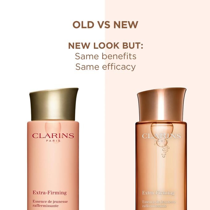 Comparison between the old and new versions of the Extra Firming Treatment Essence