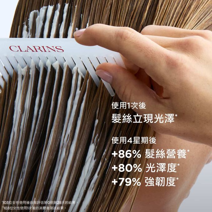 Hair mask for straight hair: eighty-six percent more nutrition and eighty percent shine for immediately sublimated hair.