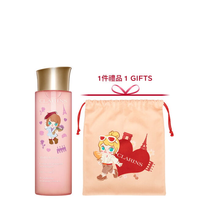 Limited edition Pop Mart anti-ageing treatment essence with hyaluronic acid to smooth and revitalize skin intensely.