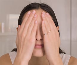 Pat with your fingers