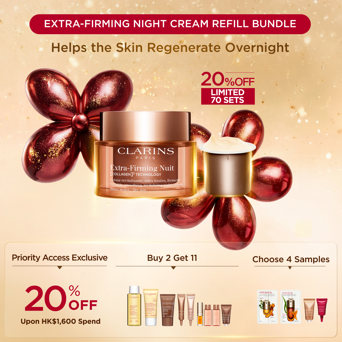 [11.11] Extra-Firming Night Cream Refill Bundle