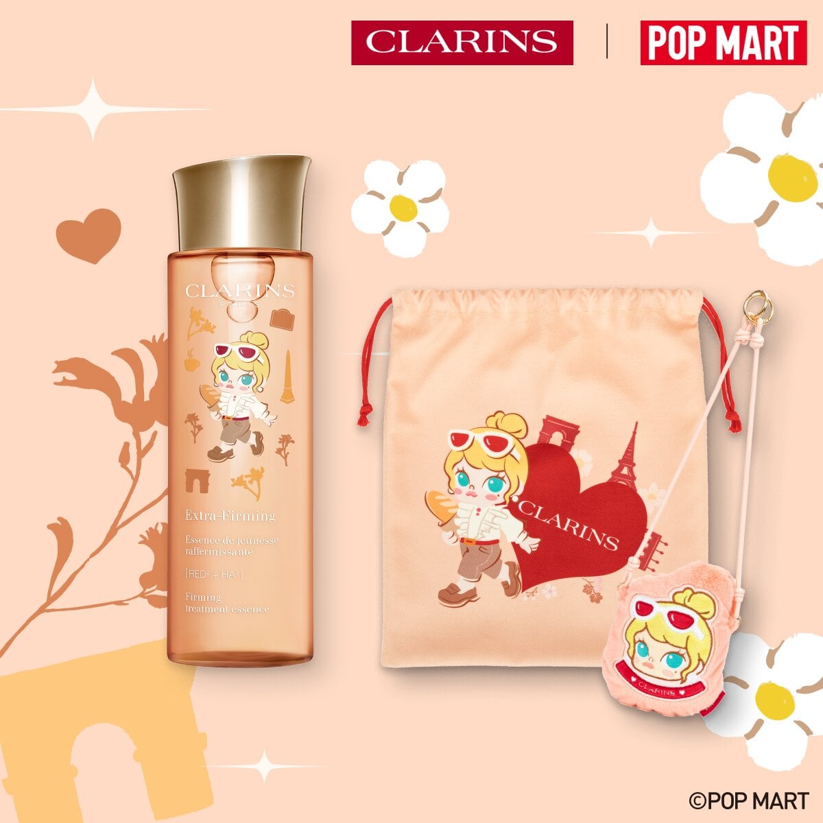[Clarins x POP MART] 限定版煥顏緊緻修護精華水